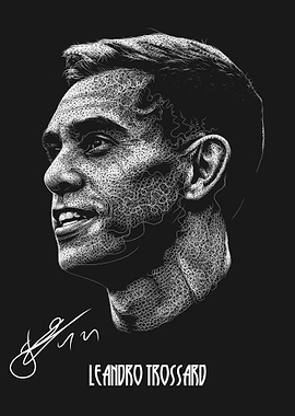Leandro Trossard Scribble Art