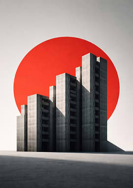 Brutalist Architecture Concept