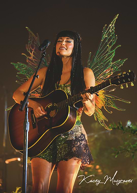 Kacey Musgraves Performing with Fairy Wings