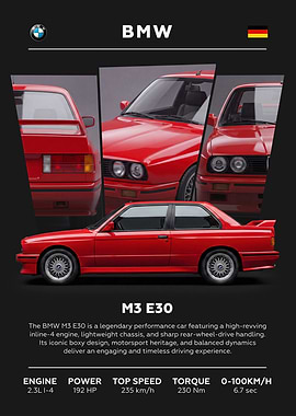 BMW M3 E30 Car