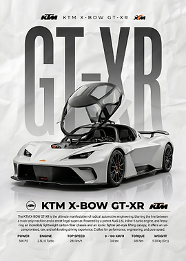 KTM X-BOW GT-XR poster