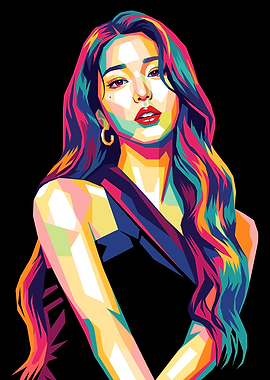 Jang Wonyoung Of IVE Pop Art