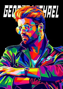 George Michael Pop Art Portrait