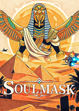 Soulmask Egyptian Sci-Fi Poster