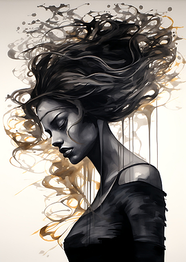 Abstract Portrait of a Woman
