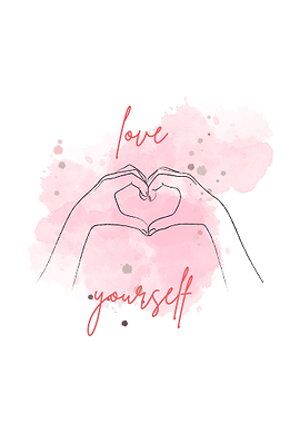 Love Yourself Heart Hands