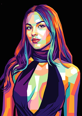 Olivia Rodrigo Pop Art Portrait