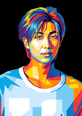 RM Of BTS Pop Art