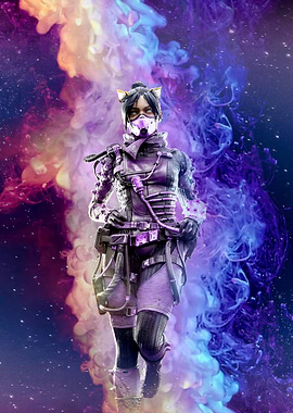 Wraith with Cat Ears and Smoke