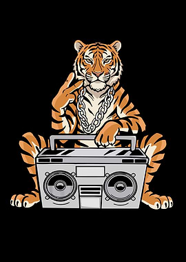 Tiger Lover Hip Hop Kids Music Boys Tiger