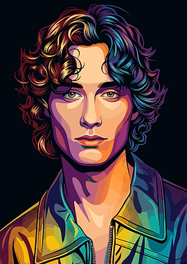 Pop Art Portrait of a Sombr