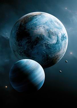 Exoplanets and Moons in Deep Space