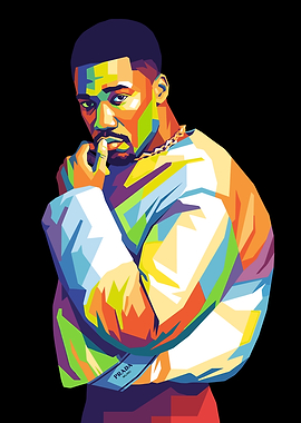 Giveon Pop Art Portrait