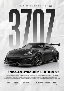 Nissan 370Z car poster
