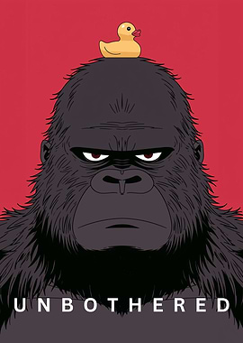 Gorilla with Rubber Duck