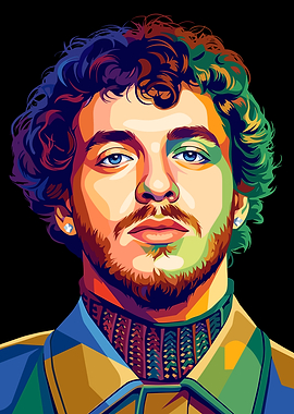 Jack Harlow Pop Art Portrait