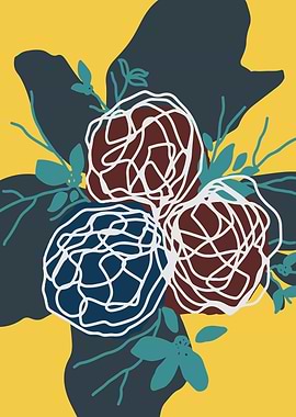 Abstract Floral Arrangement
