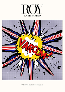 Roy Lichtenstein | Varoom! Poster