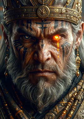 Fierce King with Fiery Eye