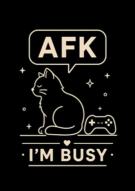 AFK Cat Gamer