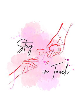 Stay in Touch Line Art