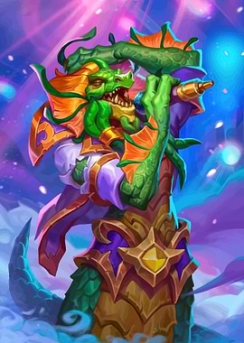 Dragon Singer with Microphone