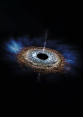Black Hole with Accretion Disk and Jets