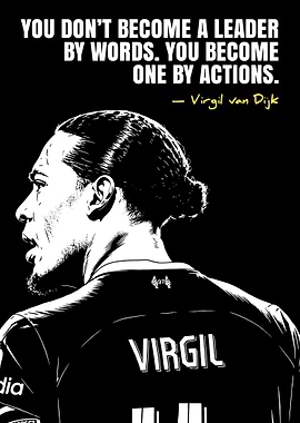 Virgil van Dijk Motivational Quote