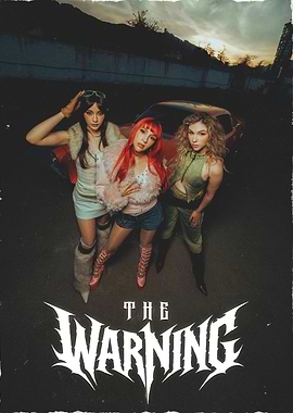 The Warning Band Poses with Car