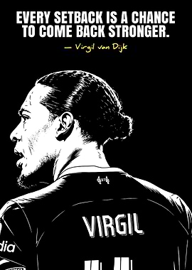 Virgil van Dijk Inspirational Quote
