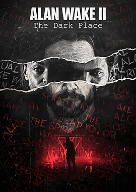 Alan Wake 2 The Dark Place Poster