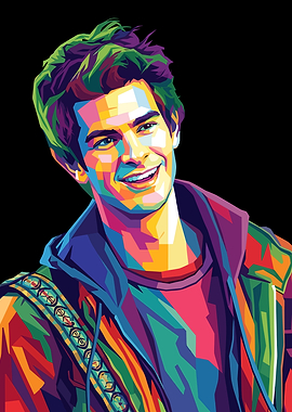 Andrew Garfield Pop Art Portrait