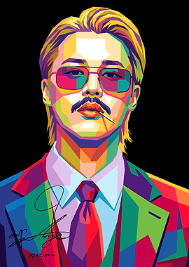 Jimin Pop Art Portrait