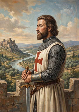 Knight in Armor with Sword