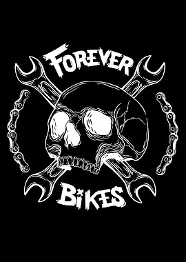 Forever Bikes Skull Logo