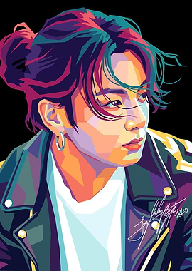 Jungkook Pop Art Portrait