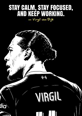 Virgil van Dijk Motivational Quote