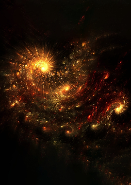 Abstract Cosmic Swirls