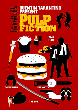 Pulp Fiction Minimalist Poster