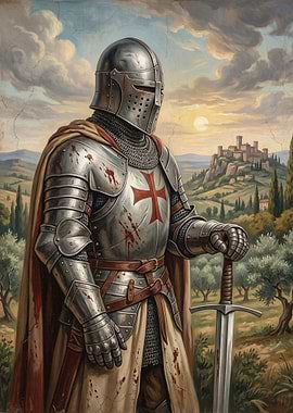 Knight in Armor with Sword