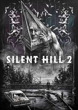 Silent Hill 2 Pyramid Head Poster