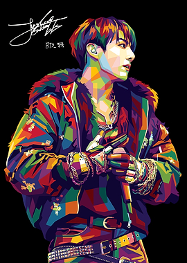 J-Hope BTS WPAP Portrait