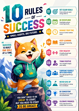 10 Rules of Success with Cute Dog