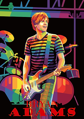 Bryan Adams Pop Art Portrait