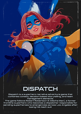 Superhero Dispatch Game Art