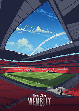 Wembley Stadium Illustration