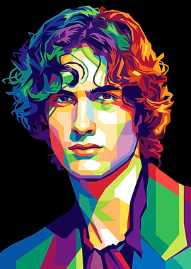 Colorful Portrait of a Sombr