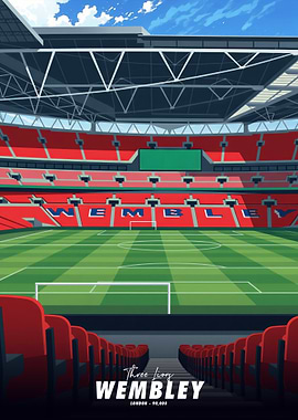 Wembley Stadium Poster