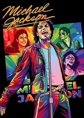 Michael Jackson Pop Art Collage