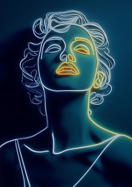 Neon Hollywood Muse